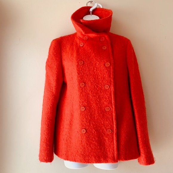 J.CREW Lucille mohair peacoat size 6 - Picture 4 of 15